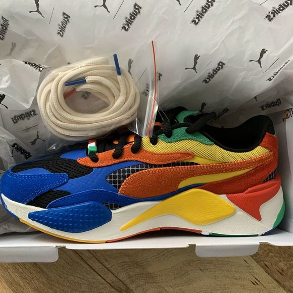 PUMA x Rubik's RS-X3 Rubik's Cube Low-Top Sneakers - Picture 6 of 8
